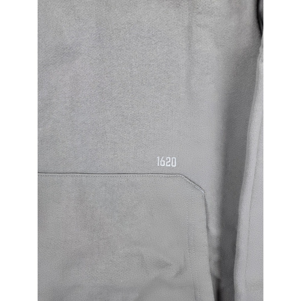 1620 Workwear Mens Gray Cordura ‎ Button Basic Work Hoodie Sweatshirt Size Large - Picture 2 of 8